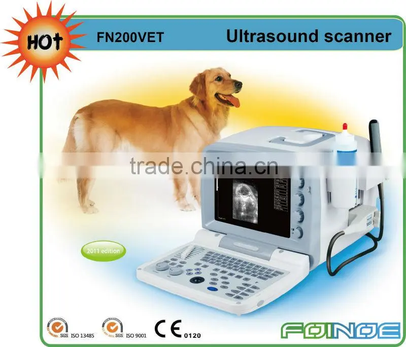 FN550V HOT selling full digital B model ultrasound veterinary portable