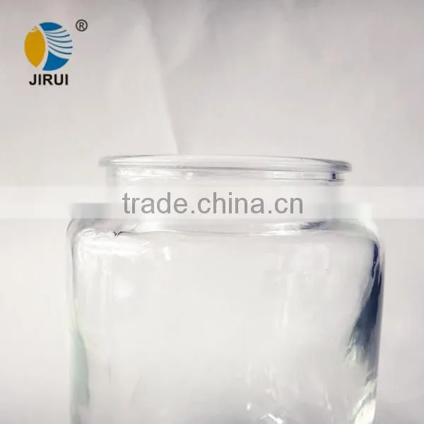 400ml transparent glass drinking mason jar without cap