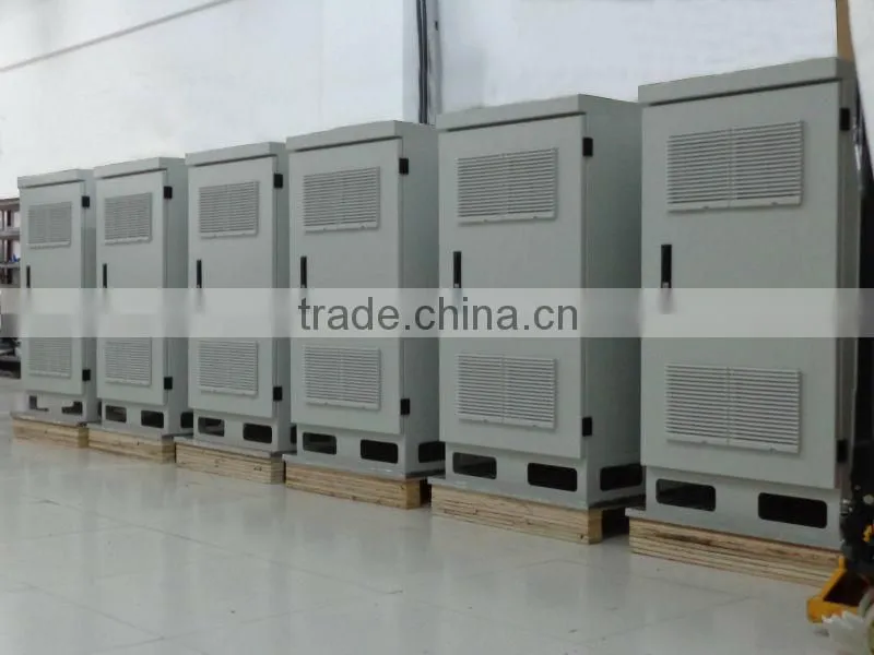 Hot selling rack cabinet weatherproof/SK-235M waterproof telecom outdoor cabinets with fan