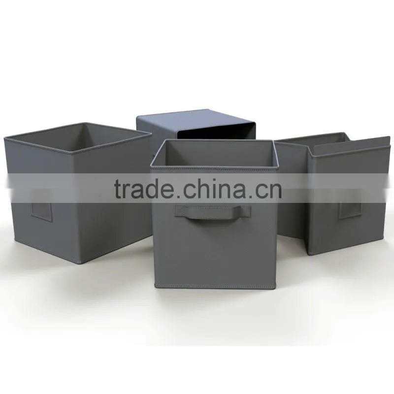 Decorative Storage Baskets Non-woven Collapsible Storage Bins/boxes