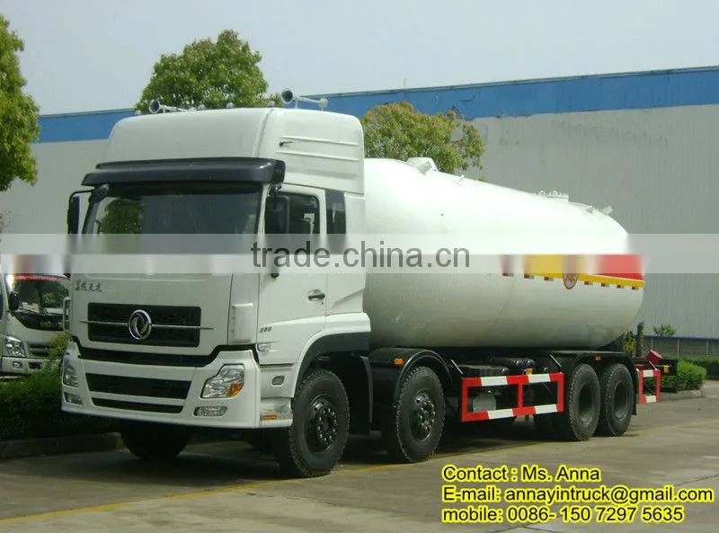 Dongfeng 8x4 LPG tank truck LPG tanker lpg road tanker