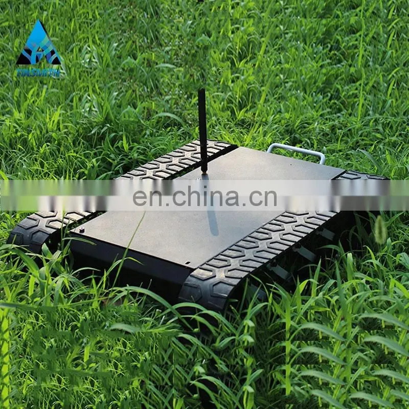 High quality AVT-6T small rubber crawler robot chassis commercial robot inspection robot with excellent stable working