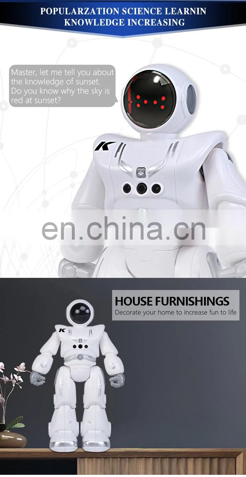 HOT JJRC R18 RC Robot Gesture Sensor Intelligent Programming Automatic Presentation Robot RC Toys with Music