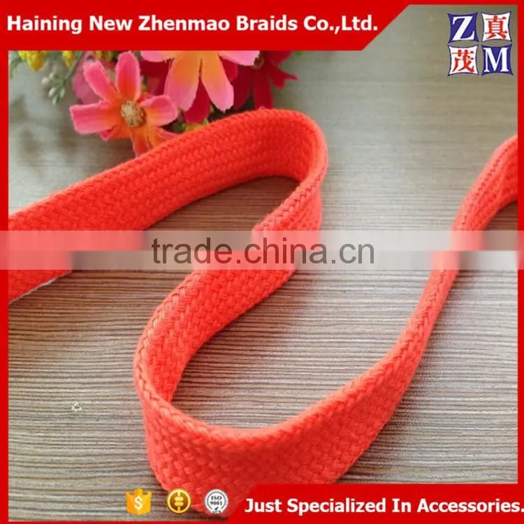 China Zhejiang wholesale flat polyester braid rope