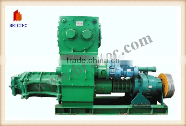 Automatic red clay brick vacuum extruder for clay brick making plant