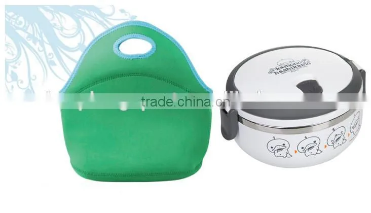 promotional Christmas gifts, eco-friendly Neoprene Lunch tote with straps