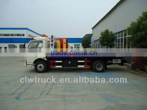 Dongfeng mini 3800mm Wrecker Truck, 4*2 tow truck for sale