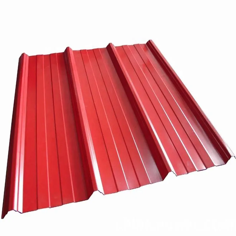 Prepainted Corrugated Steel Sheet Color Coated Roofing Plate SGCC Grade for Container Application