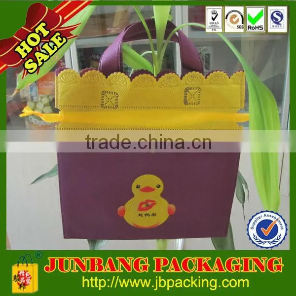 Promotional Non woven tote shopper bag ,Drawstring Lantern Gift Bags China Supplier