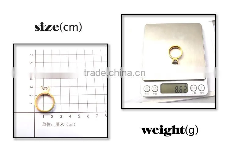 New products 2015 rings fashion jewelry rings stainless steel ring gold ring