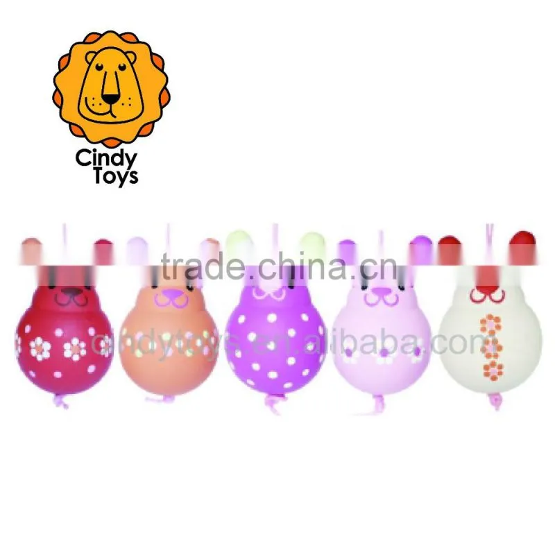 DIY Wooden Hanging Ornament Easter Bunnies set of 5 for Easter