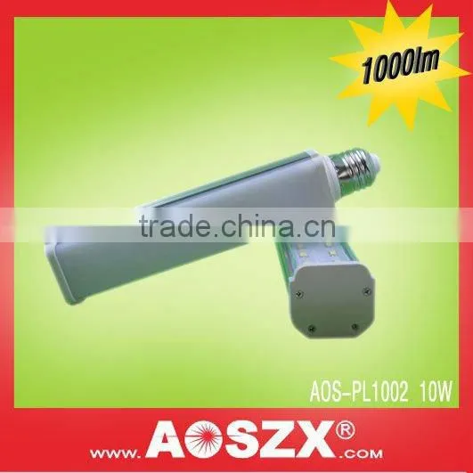 2014 AOSZX PLC 1100LM 10w E27 180 degree 2pin led g24 light bulb