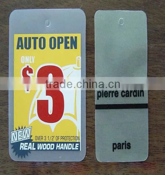 Delicate pp hang tag