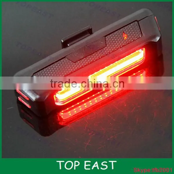 Waterproof USB Rechargeable super bright bicycle tail light