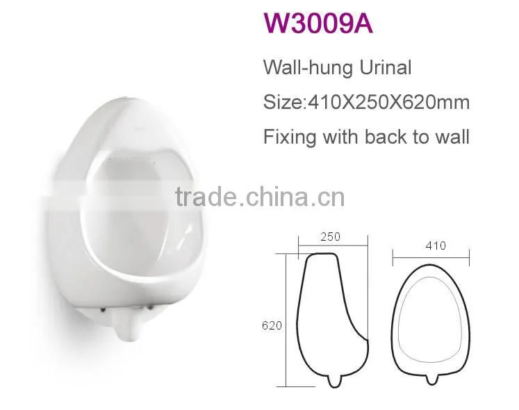 Waterless china wholesale wall hung ceramic round urinal for kids