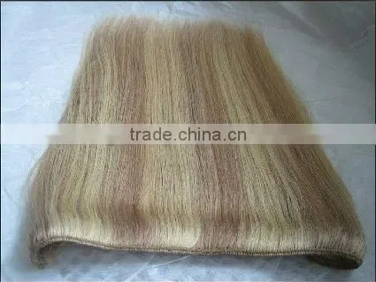 Highlight Skin Weft Tape Remy Hair Extensions , Lock Hair Extension