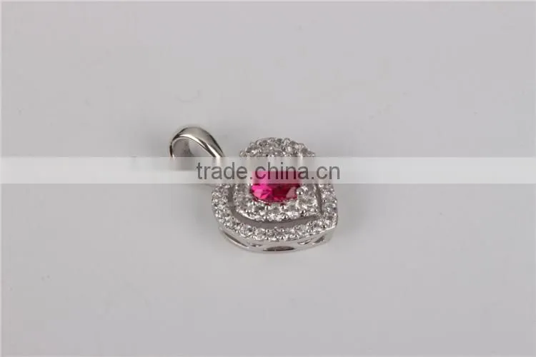 2015 new design silver jewelry for girl 925 sterling silver pendent necklace
