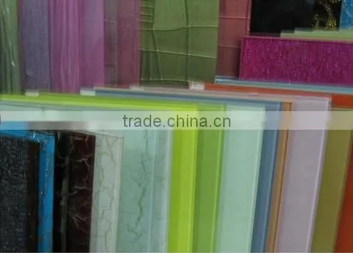 Tempered print glass for decoration