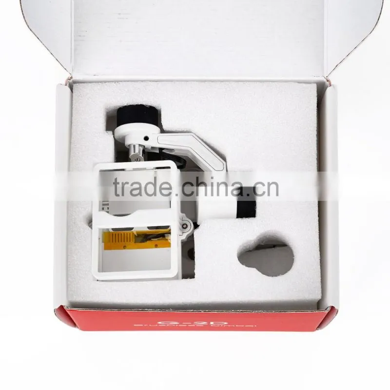 Walkera White Plastic Version G-2D Brushless Gimbal for iLook/GoPro Hero 3