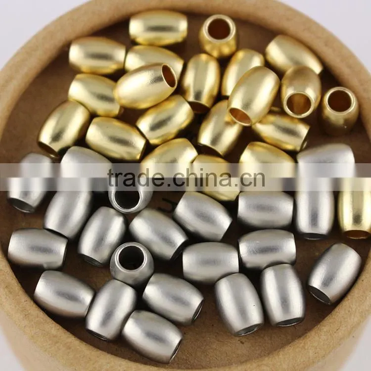 JS1218 Gold silver double disc rondelle spacer Beads,hot bracelet jewelry finding supplies