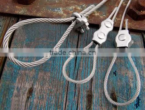 high quality hot galvanizing duplex wire rope clip