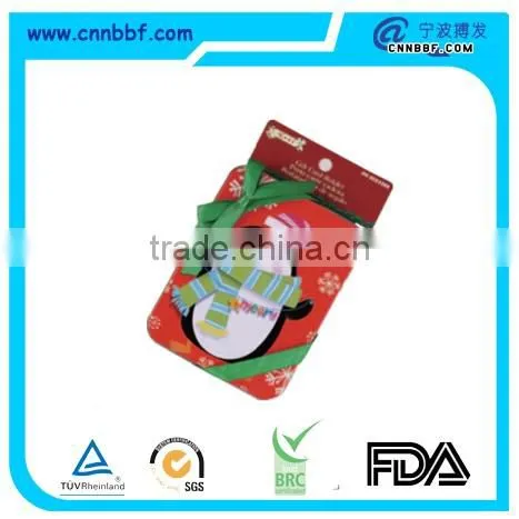 sublimation Christmas ceramic pendant ornament, Christmas star ornaments