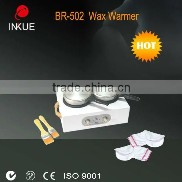 BR-502 portable hair removal professional double hot waxing machine wholesale