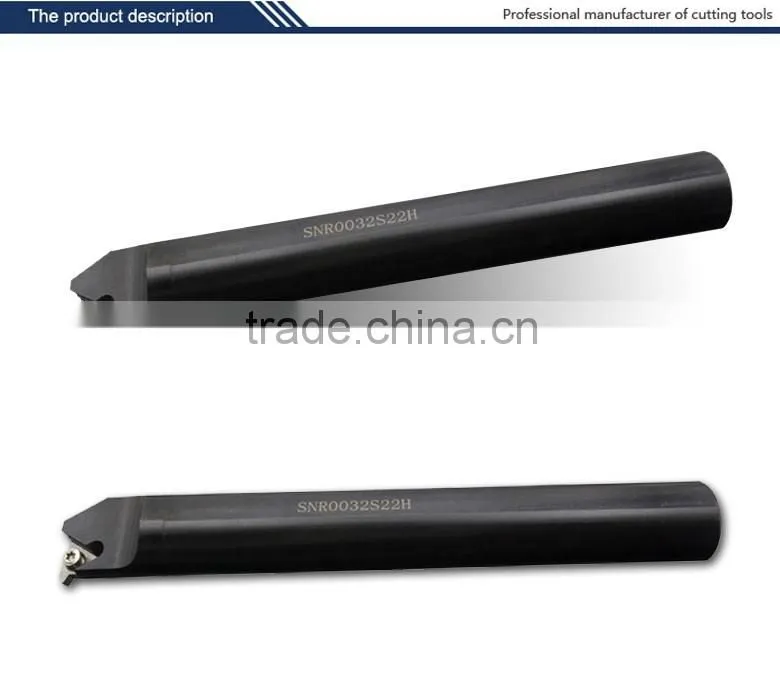 Stable Performance Flow Cutting Edge Threading Tool Holder with Carbide Inserts