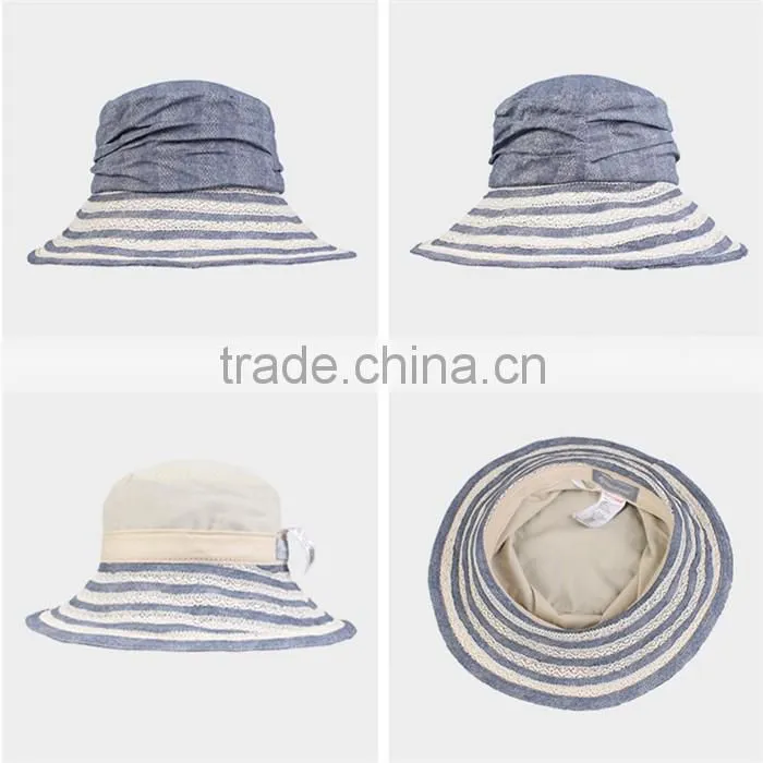 Branded wholesale Alibaba folding wide brim floppy straw hat