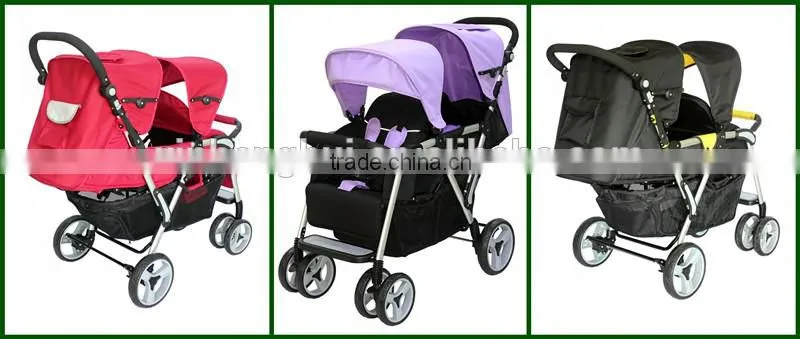 fashion twin stroller with good market for years with EN 1888 approved 4029T