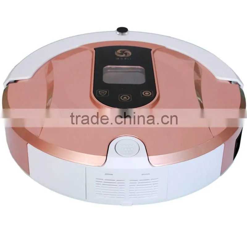 Rose Gold Housekeeping Auto Recharge Robot Vacuum Cleaner