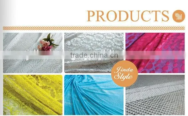 Factory price 100% nylon switzerland nylon lace fabric for fashion garments
