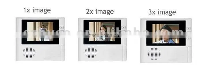 Doorbell/Zoom Function 0.3MP Digital Peephole Door Viewer