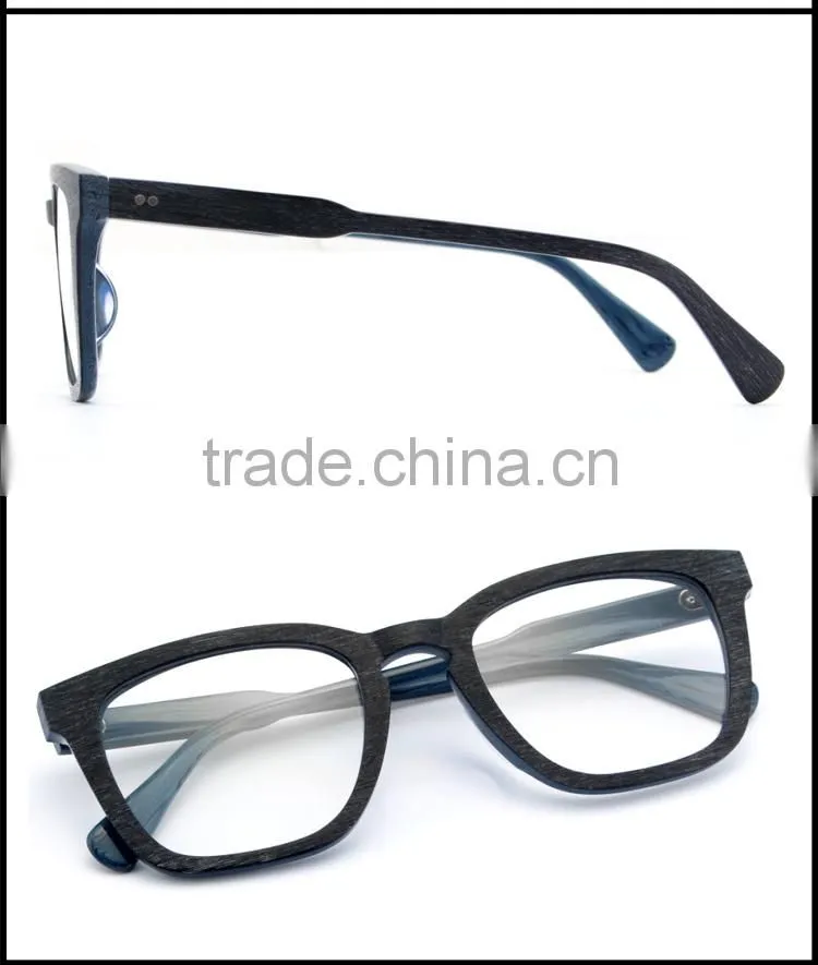 OEM Eyeglasses Acetate Frame Like Wood Eyeglasses
