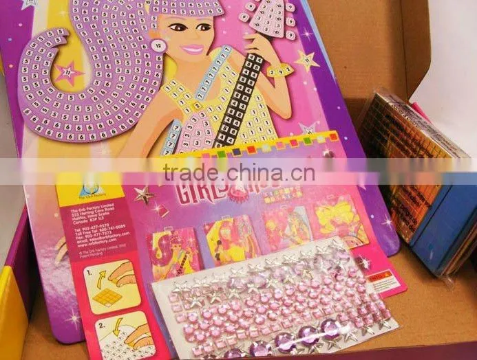 toy/Puppy sticky mosaics/JCW0002/kids DIY craft kit/develop kids wisdom/fun/EVA/popular gifts