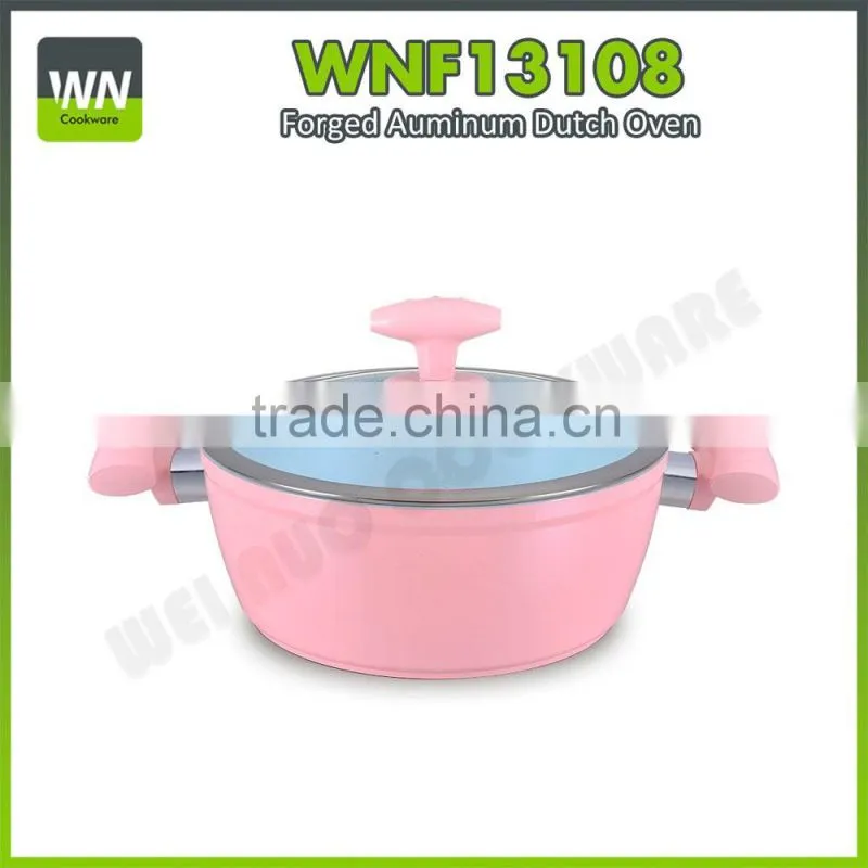 Chinese best aluminium cookware manufacture ceramic coated cookware set with induction bottom