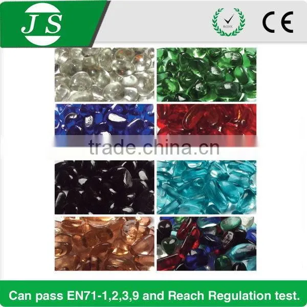 High quality new glass pebbles decoration