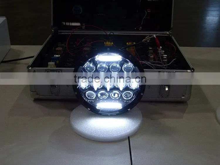 BJ-HL-016 Top Sale 75w 7 inch Round HID LED Jeep Wrangler Headlight