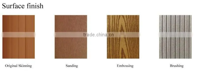 Waterproof weather resistant eco-friendly wood plastic composite wpc diy decking