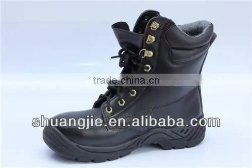 steel toe cap PU injected safety boots China made safety shoes 8083