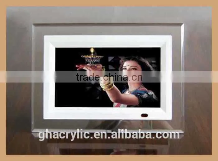 Acrylic digital photo frame, beautiful frame of digital photo frame