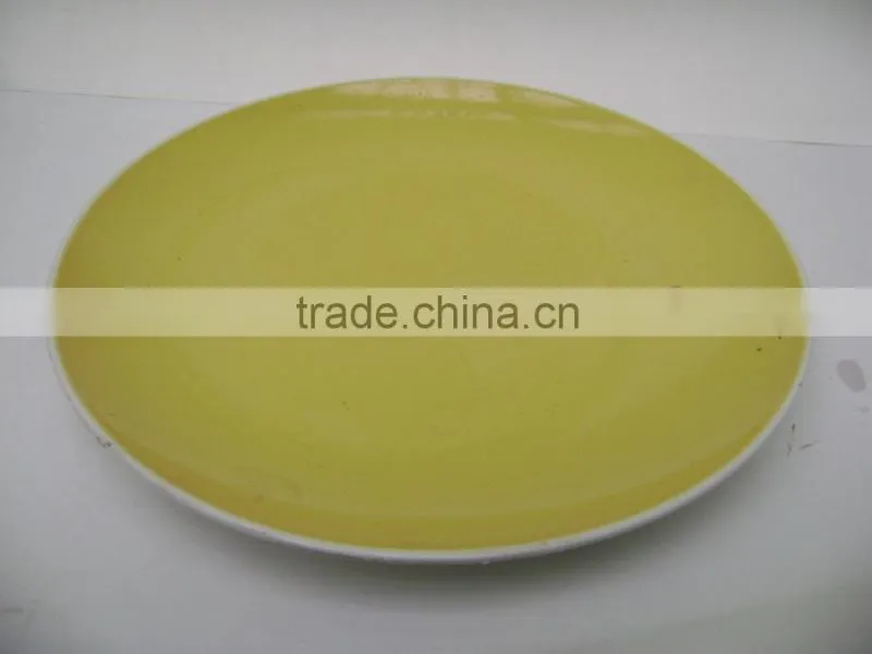 hot sale ceramic soup plate with flower design / flower design ceramic porcelain deep dishes plates