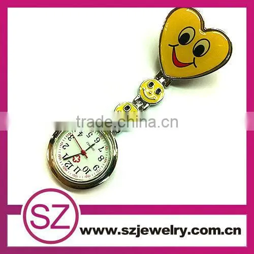 round face nursing pocket watch