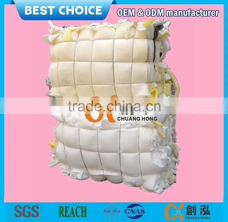 Foam manufacturing raw materials foam scrap pieces
