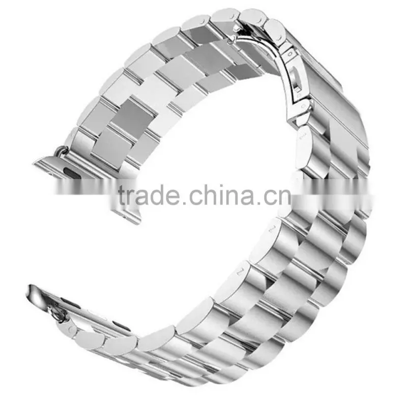 Stainless Steel Mental Replacement Strap Wrist Band Classic Polishing For Apple iWatch