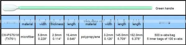 cleanroom esd microfiber swab (Factory Direct Sale)
