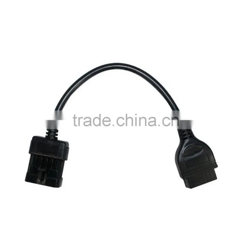 High Quality Vauxhall/Opel 10 Pin 10Pin to 16Pin OBD2 Car OBD 2 Auto Extension Diagnostic Tool Adapter Connector Cable