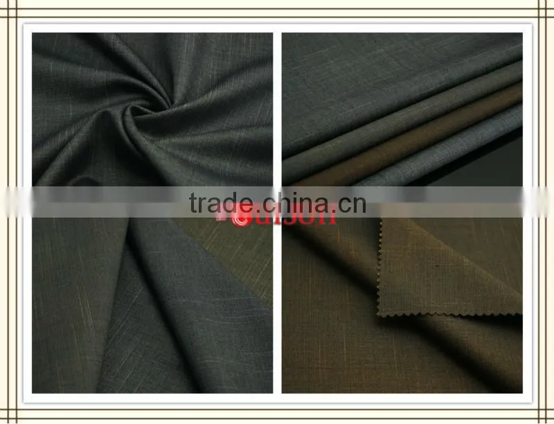 Hot Selling Polyester Cotton Fabric Pin Stripe and Slub Yarn FU1081-2