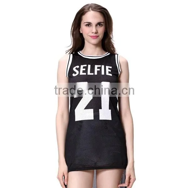 2017 Latest Fashion Top Design Wholesale Short Front Long Back Top for Women