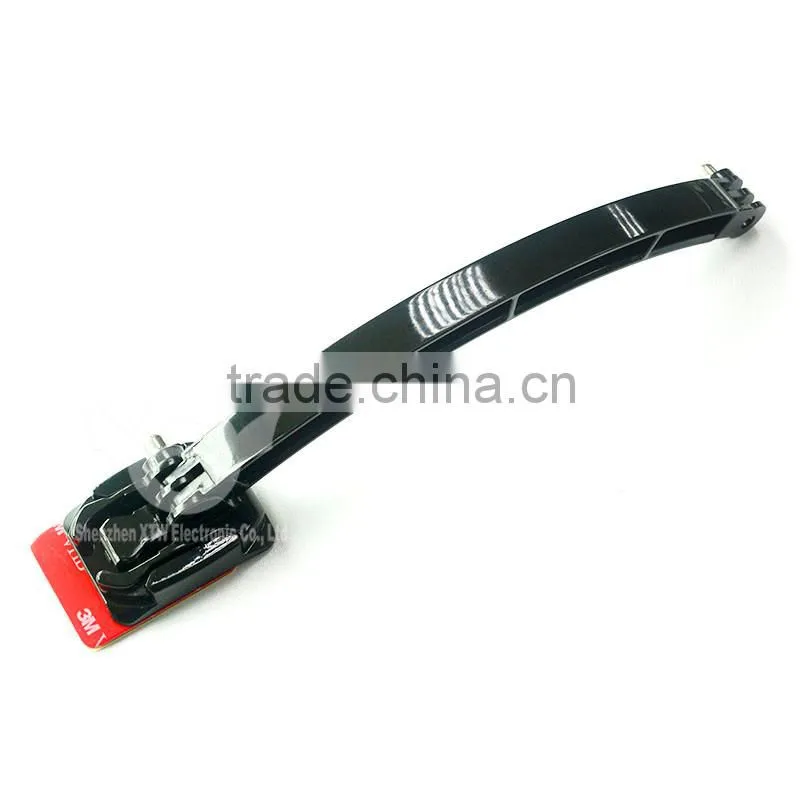 The Arm with Mount for Helmet, with 3M sticker & screws. For GoPro Hero3+/3/2/1
